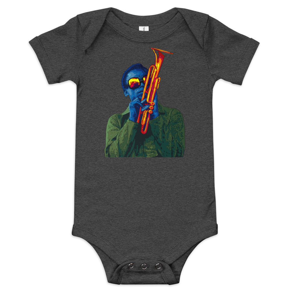 Blue in Green - Baby short sleeve one piece