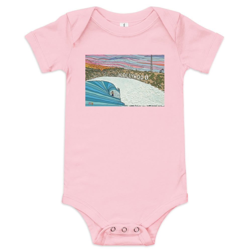 Hollywood Surf - Baby short sleeve one piece