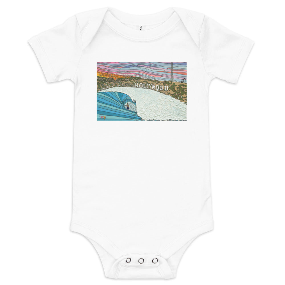 Hollywood Surf - Baby short sleeve one piece