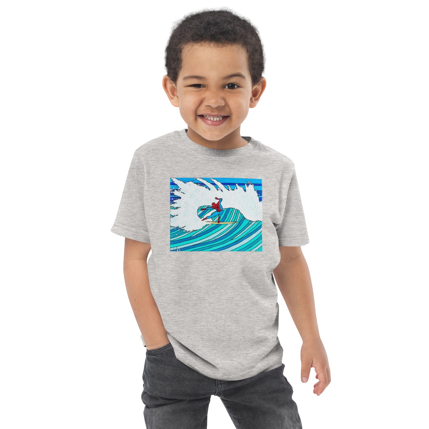 Spidey Style - Toddler jersey t-shirt
