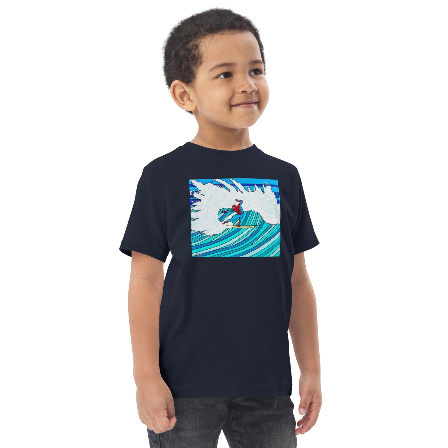 Spidey Style - Toddler jersey t-shirt