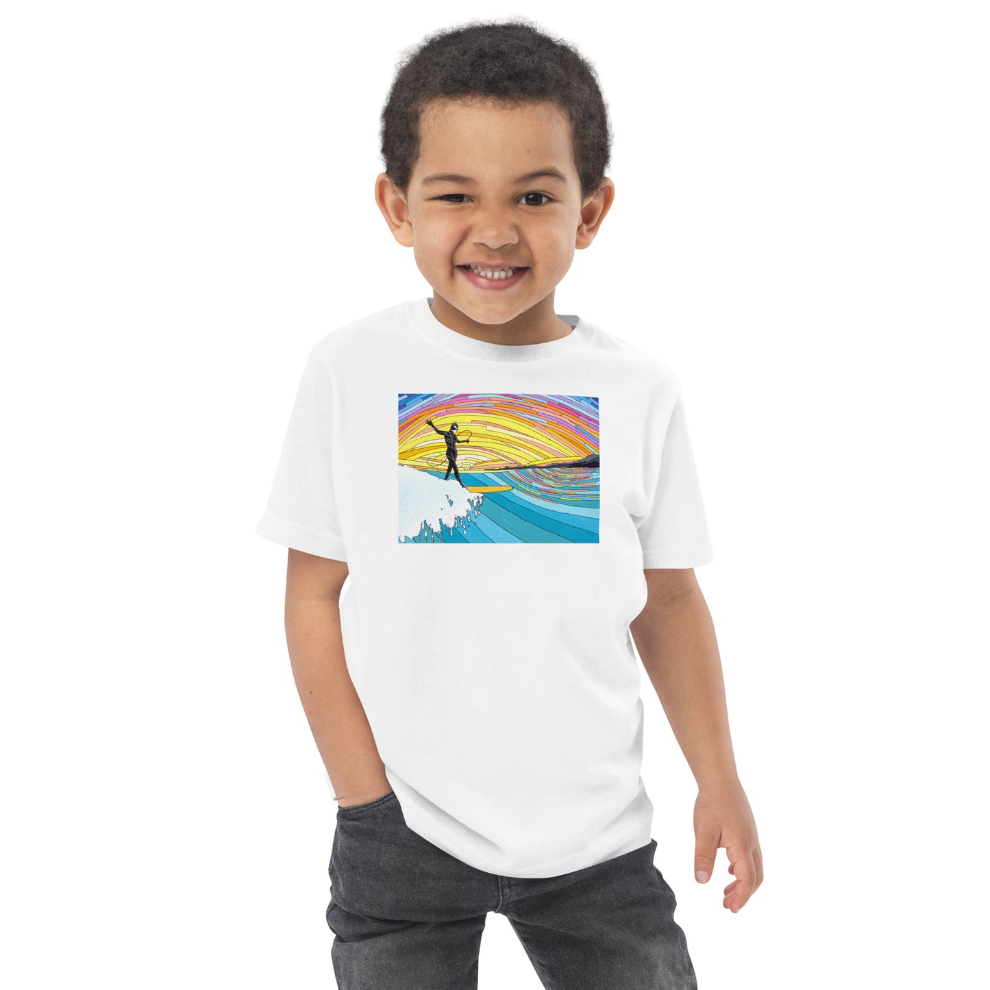 Meowie Wowie Toddler jersey t-shirt