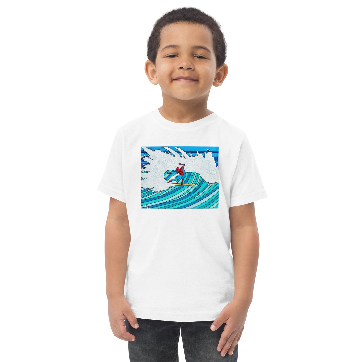 Spidey Style - Toddler jersey t-shirt