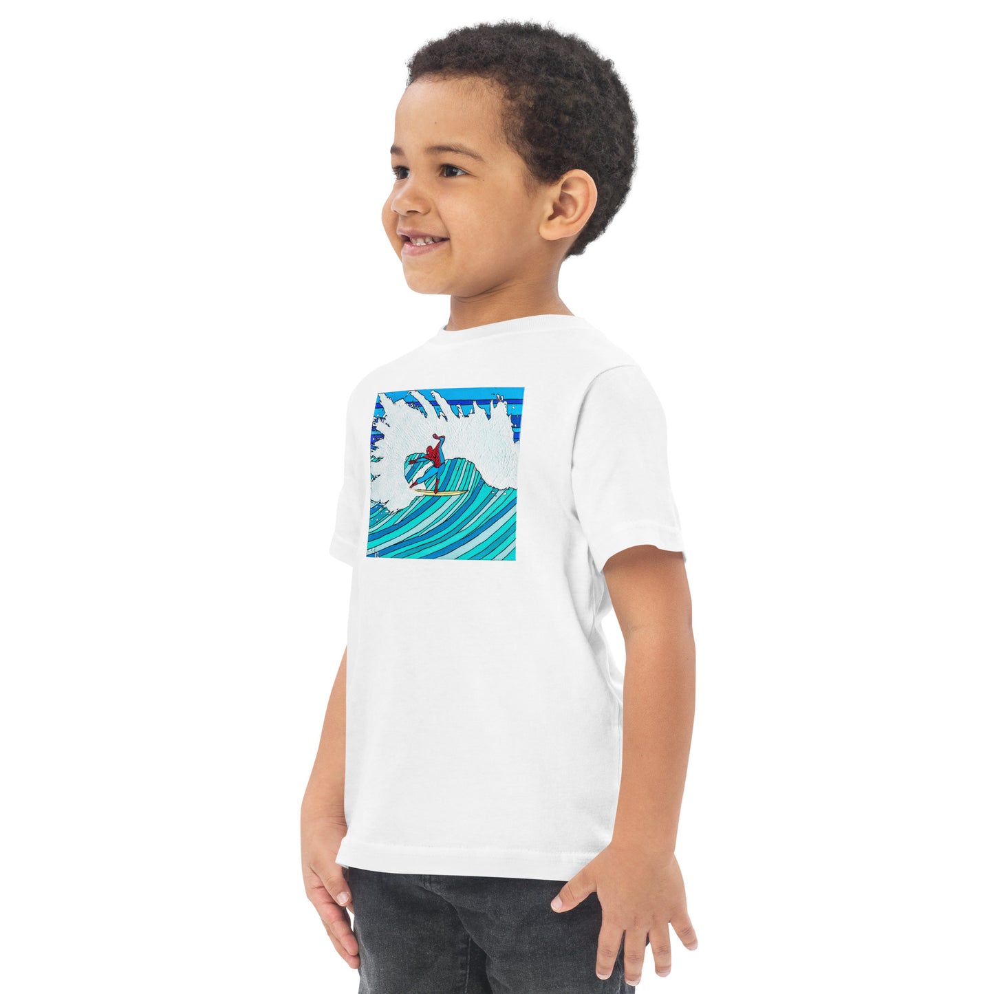 Spidey Style - Toddler jersey t-shirt