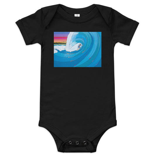 Big Wave Surfer - Baby short sleeve one piece