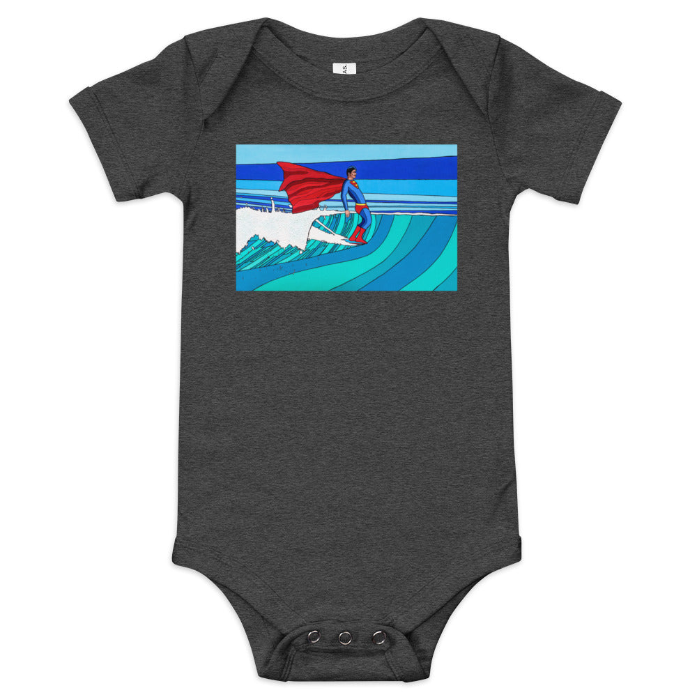 Faster Than a Speeding Bullet - Baby short sleeve one piece