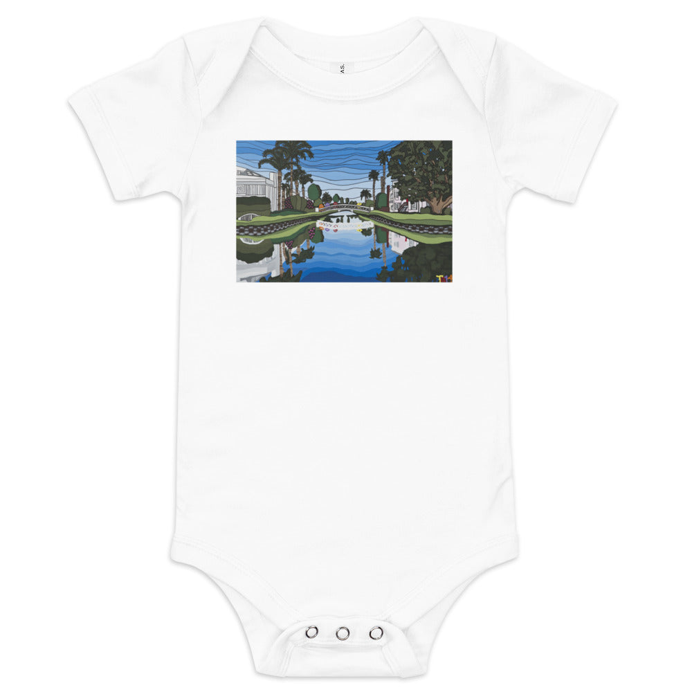 Venice Canals 1 - Baby short sleeve one piece