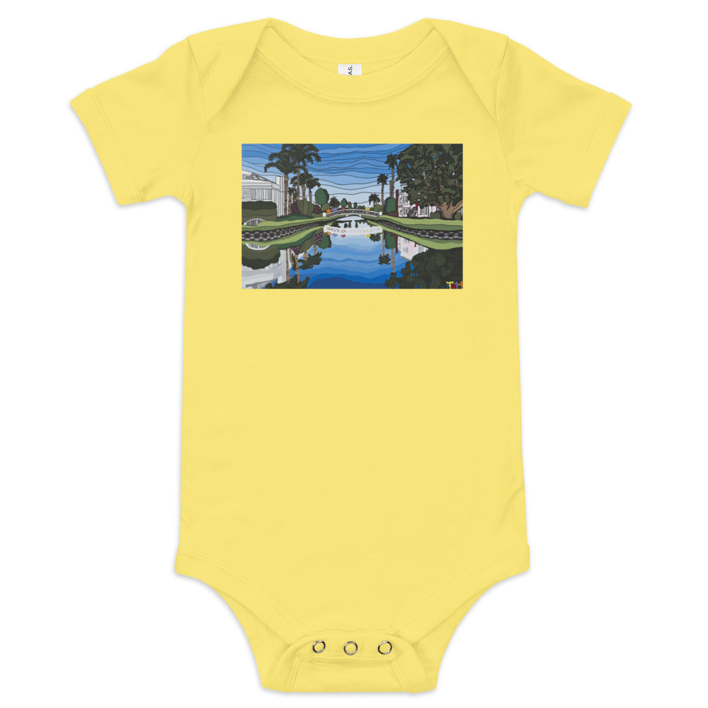 Venice Canals 1 - Baby short sleeve one piece