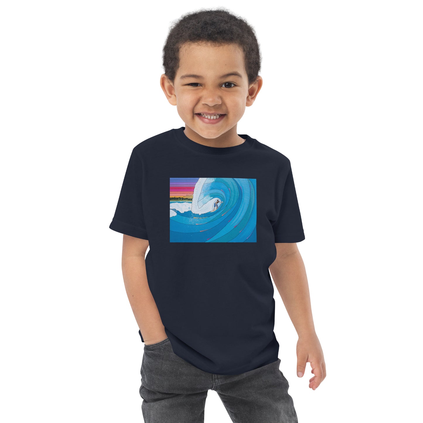 Big Wave Surfer - Toddler jersey t-shirt